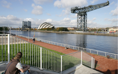 View of The Hydro site from the south bank